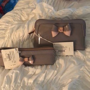 Ted baker cosmetic bags.  Pretty adorned bows.
